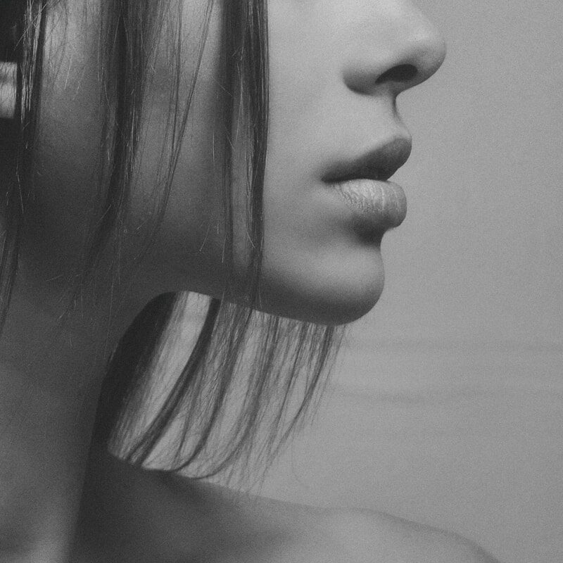 topless woman